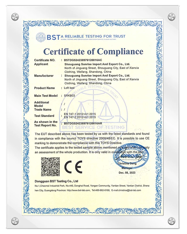 2023.12.13 - Cama alta - CE - Certificado EN747