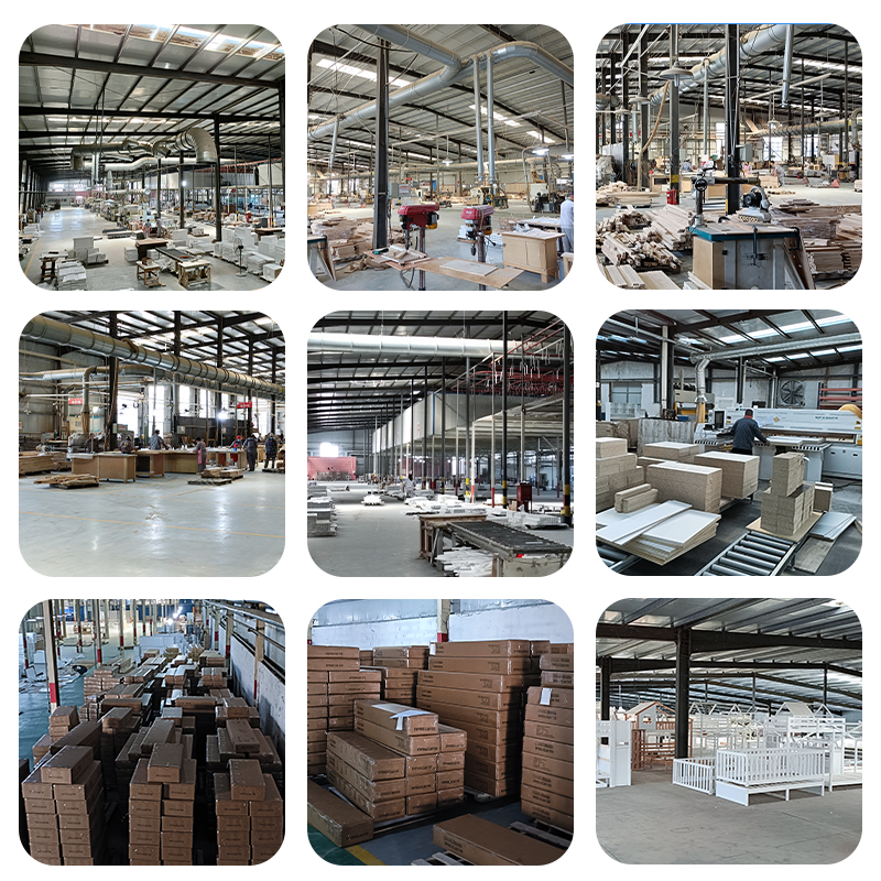 Litera de madera con escaleras de almacenamiento, cajones y estantes laterales, litera para niños con dos camas individuales y dos camas individuales